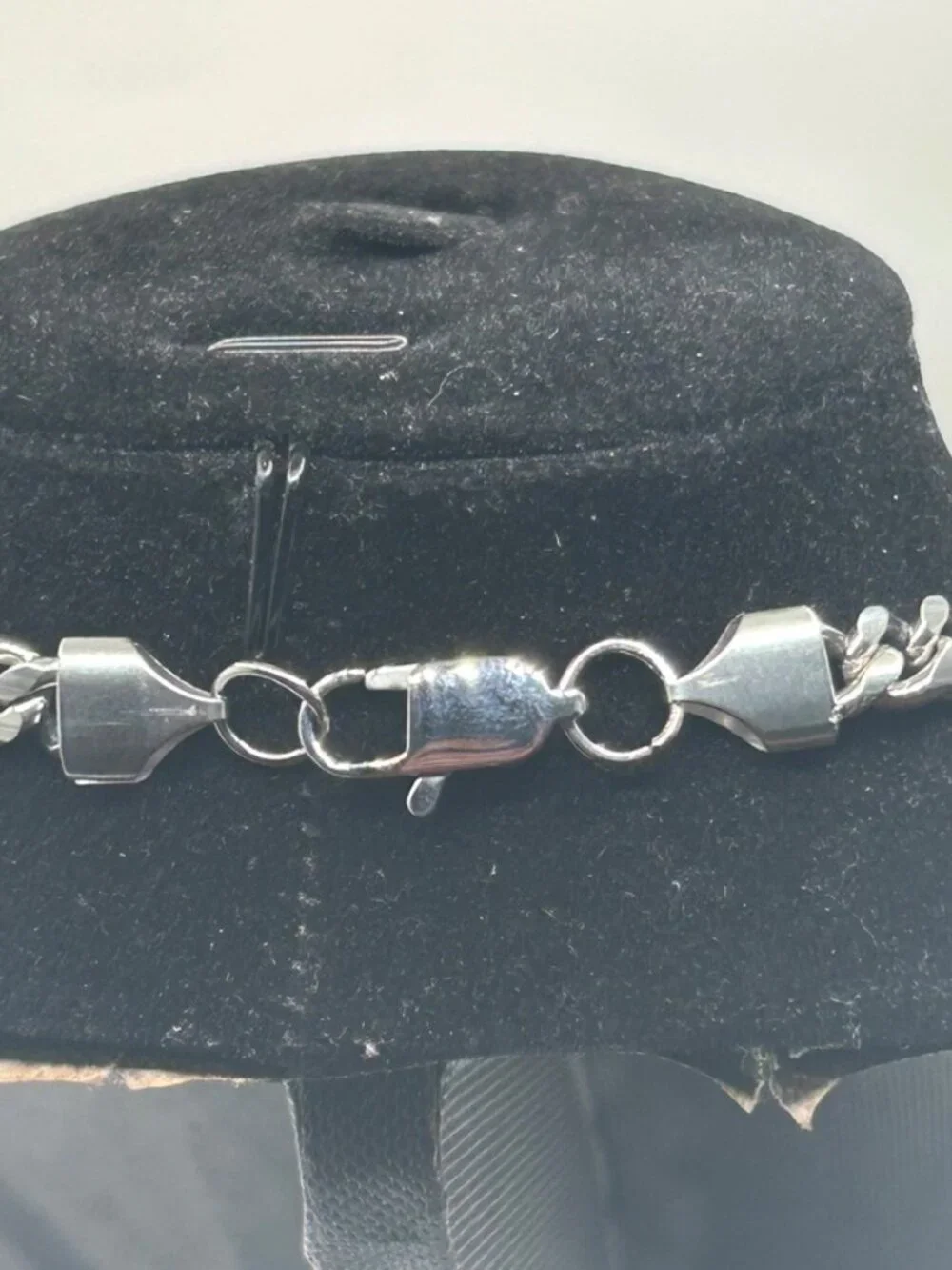 7mm Miami Cuban Link Chain Silver 20 Inch Waterproof Nickel Free